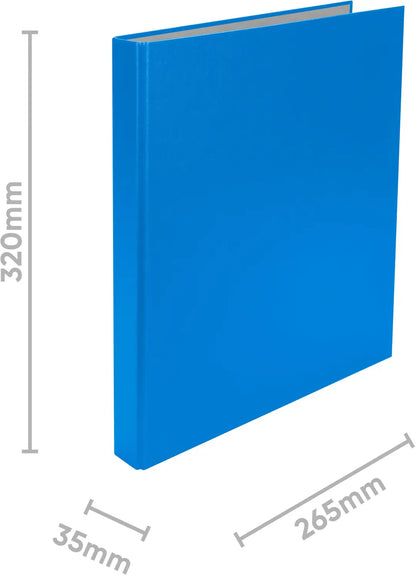 BIELLA Ringbuch Ringo-Plast 3cm 43444205U blau 4-Ring A4+