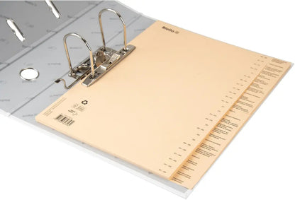BIELLA Bauabrechnungsregister A4 46442691U braun FR 26-teilig