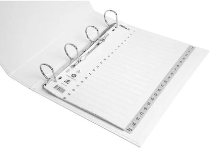 BIELLA Register PP A4 47142000U grau 1-20