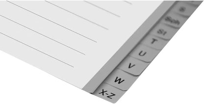 BIELLA Register PP A4+ 47842400U grau 24-teilig A-Z