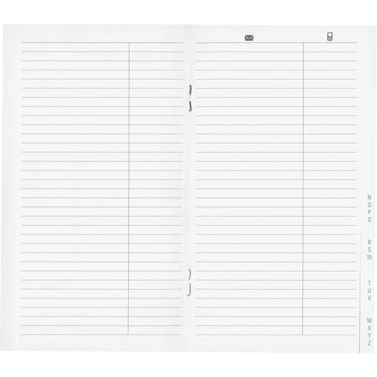 BIELLA Adressregister 85350800U 16 Seiten 8.5x15.3cm