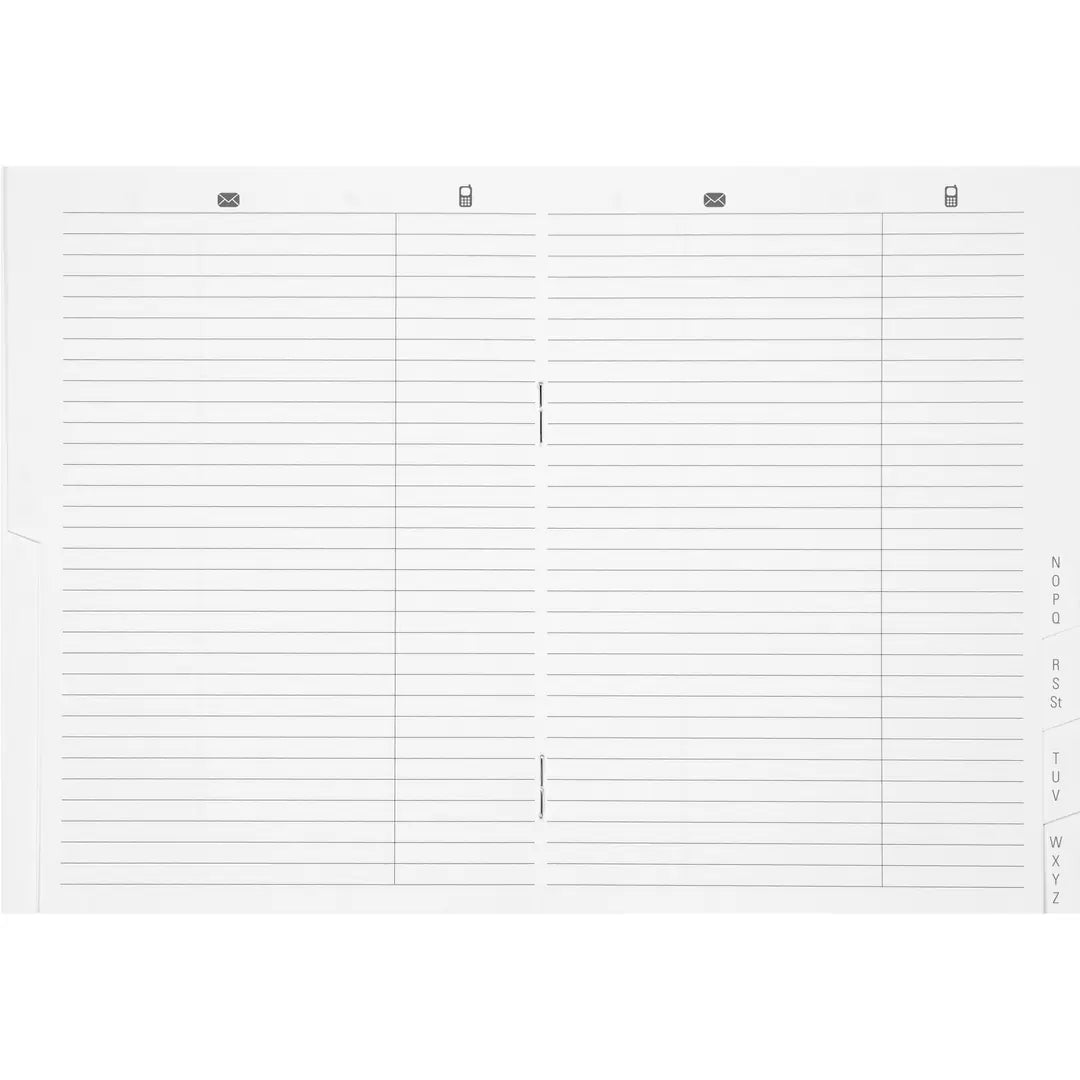 BIELLA Adressregister 85530800U 16 Seiten 10x13.9cm