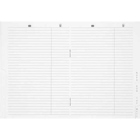 BIELLA Adressregister 85530800U 16 Seiten 10x13.9cm
