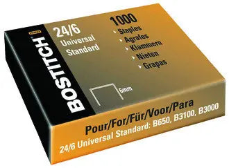 BOSTITCH Heftklammern 24/6 mm 2461MGAL 1000 Stück