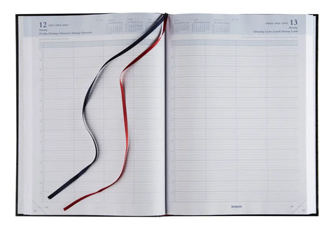 BREPOLS Agenda Bremax 1 Santex 2025 0.001.1345 1T/1S schwarz 21x29cm