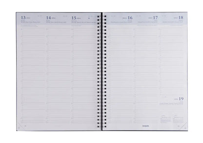 BREPOLS Agenda Omega 30 Kazar 2025 0.030.0685 1W/2S schwarz 21x29cm