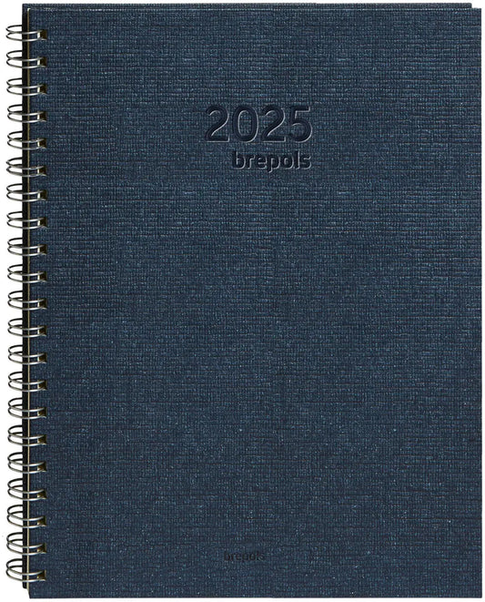 BREPOLS Agenda Omega 30 Kazar 2025 0.030.0685 1W/2S schwarz 21x29cm