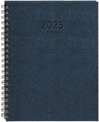 BREPOLS Agenda Omega 30 Kazar 2025 0.030.0685 1W/2S schwarz 21x29cm