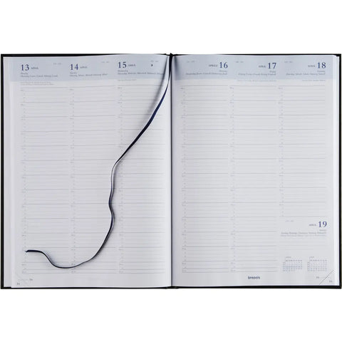BREPOLS Agenda Omega Lima Kul. 2025 0.030.1256 1W/2S blau 21x29cm