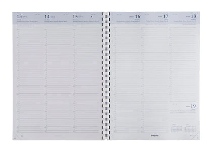 BREPOLS Agenda Omega Capri Kul. 2025 0.030.2582 1W/2S schwarz 21x29cm