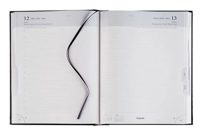 BREPOLS Agenda Ambassador Lima 2025 0.116.1256 1T/1S schwarz 17x22cm