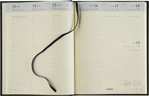 BREPOLS Agenda Timing 0136 Lima 2025 0.136.1256 1W/2S blau 17.1x22cm