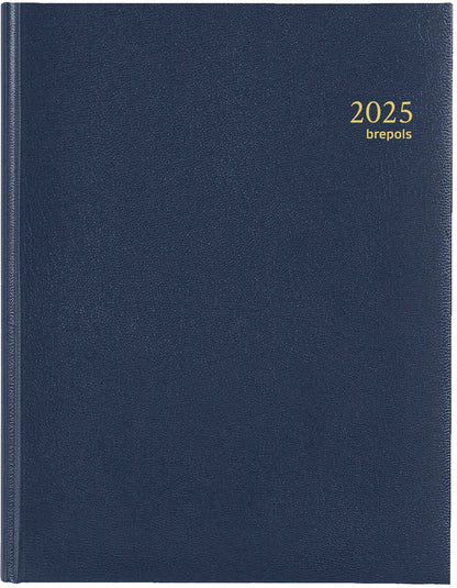 BREPOLS Agenda Timing 0136 Lima 2025 0.136.1256 1W/2S blau 17.1x22cm