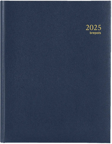 BREPOLS Agenda Timing 0136 Lima 2025 0.136.1256 1W/2S blau 17.1x22cm