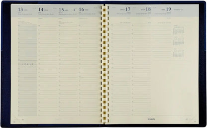 BREPOLS Agenda Omega 27 Genova 2025 0.234.2052 1W/2S schwarz 21x27cm