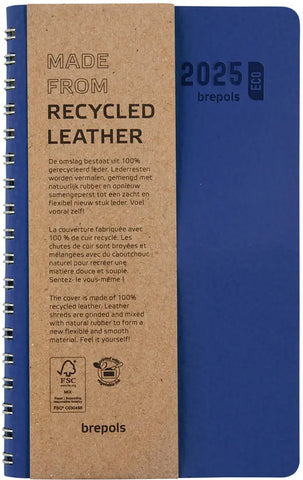 BREPOLS Agenda Interplan Calvi 2025 0.736.6870 1W/2S blau 9x16cm