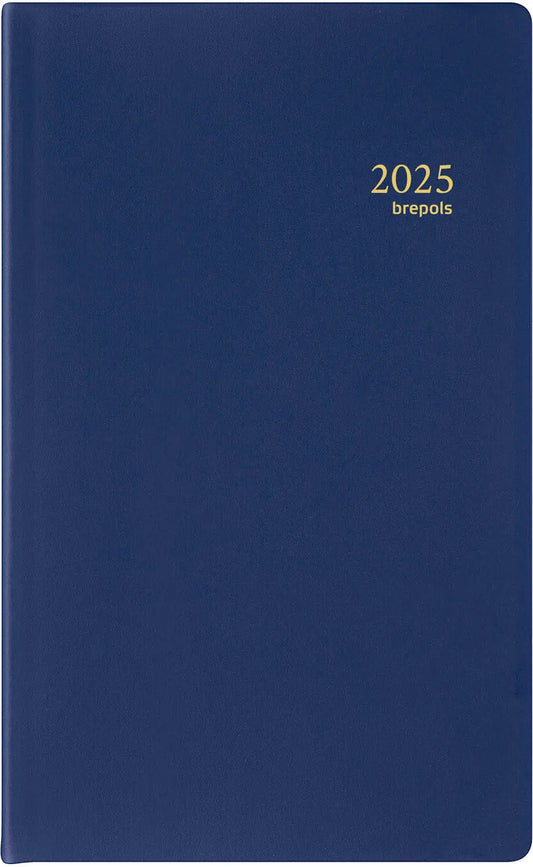 BREPOLS Agenda Breplan 774 Seta 2025 0.774.2121 1W/1S ass. 9x16cm
