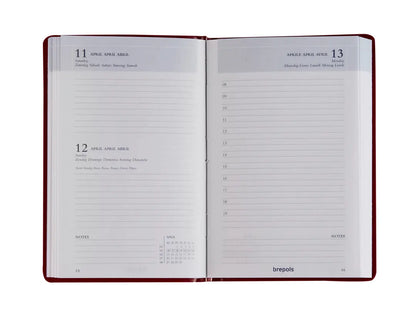 BREPOLS Agenda Trade Seta 2025 0.814.2120 1T/1S ass. 8.5x12.5cm
