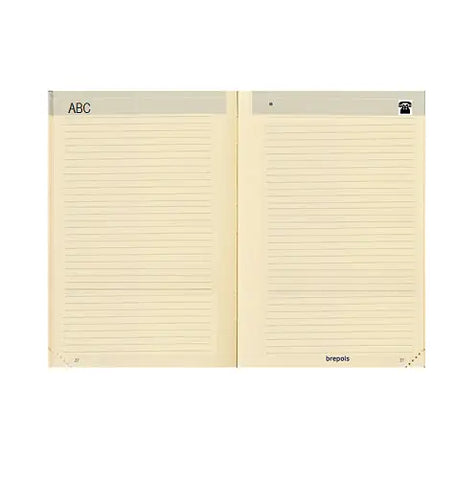 BREPOLS Adressregister chamois 0.835.9900 8.5x12cm