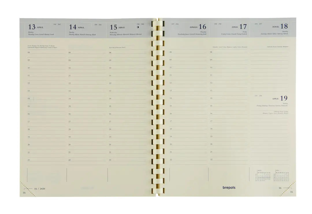 BREPOLS Agenda Timing Maverick 2025 MAV-TO-803 1W/2S braun 17.1x22cm