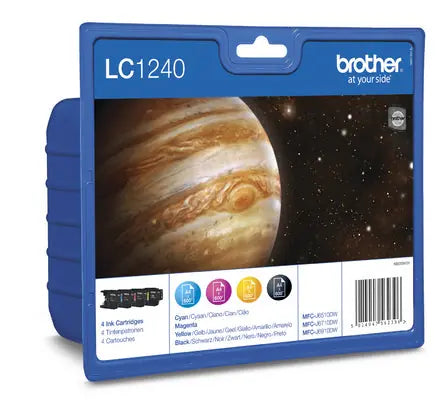 BROTHER Valuepack Tinte CMYBK LC-1240VALBP MFC-J6510DW 600 Seiten