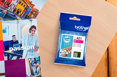 BROTHER Tintenpatrone magenta LC-421M DCP-J1050 200 Seiten
