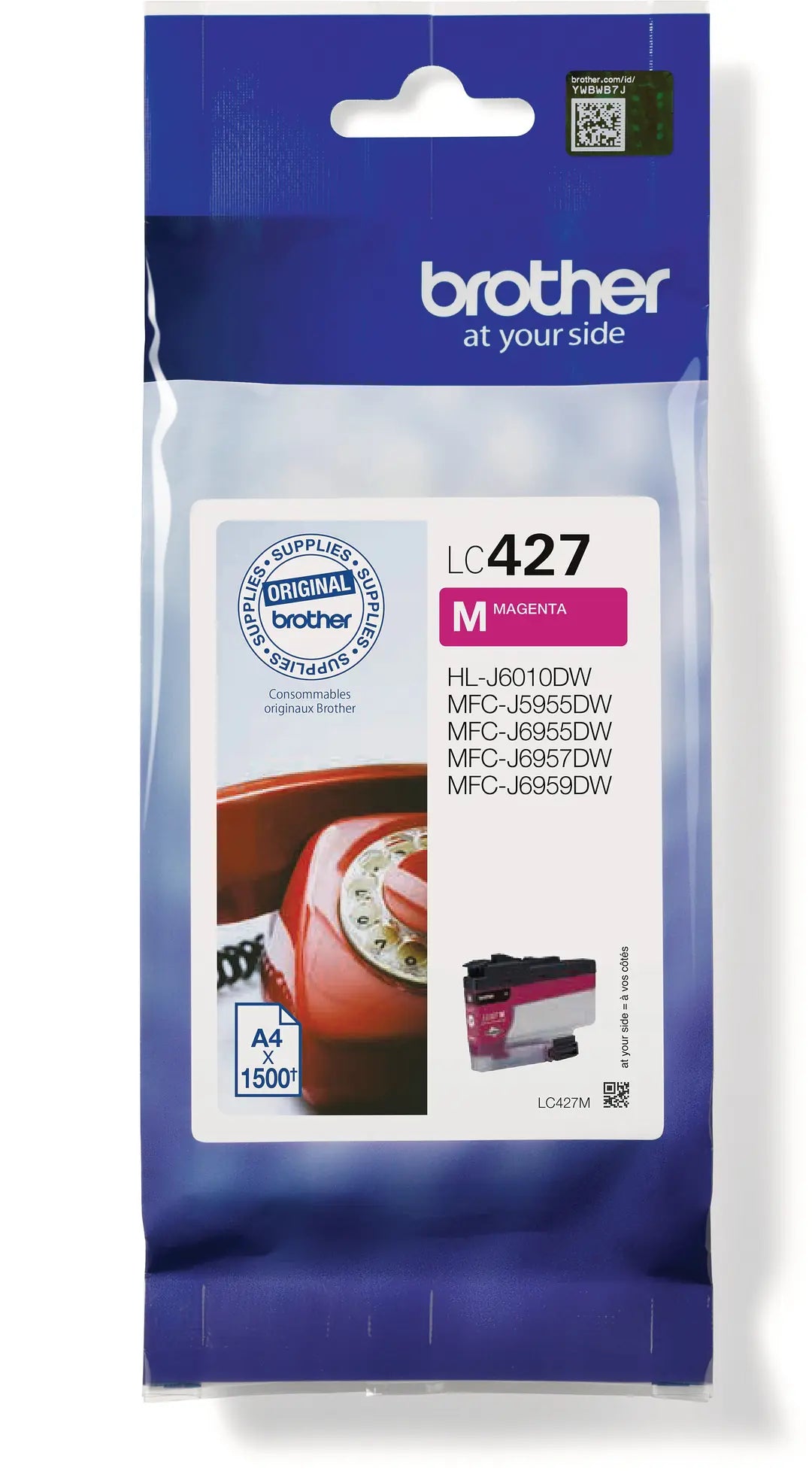 BROTHER Tintenpatrone magenta LC-427M MFC-J5955 1500 Seiten