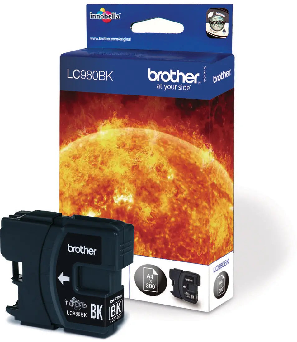 BROTHER Tintenpatrone schwarz LC-980BK DCP-165C 300 Seiten