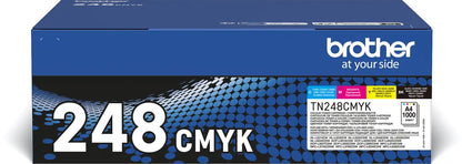 BROTHER Toner Valuepack CMYK TN-248VAL HL-L8240CDW 1000 Seiten