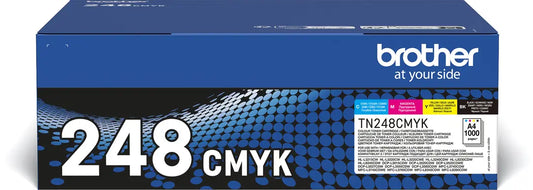 BROTHER Toner Valuepack CMYK TN-248VAL HL-L8240CDW 1000 Seiten