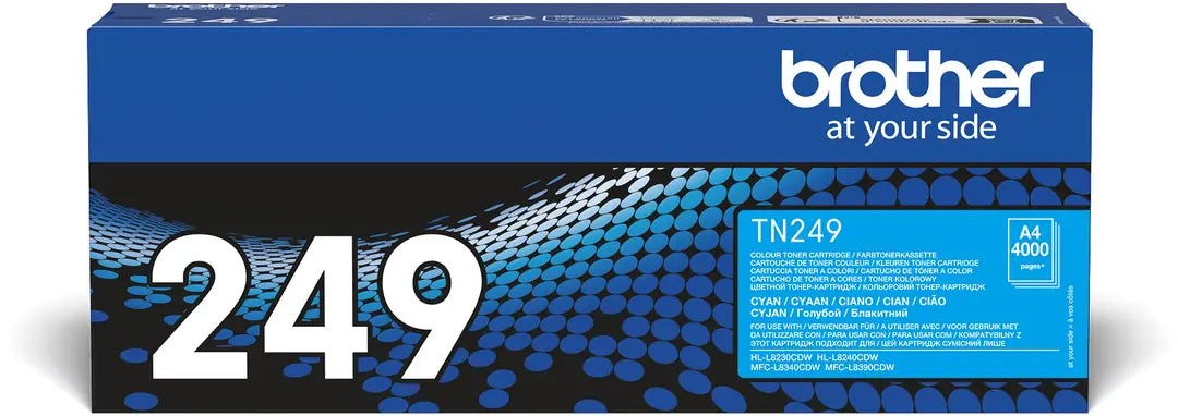 BROTHER Toner Super HY cyan TN-249C HL-L8240CDW 4000 Seiten