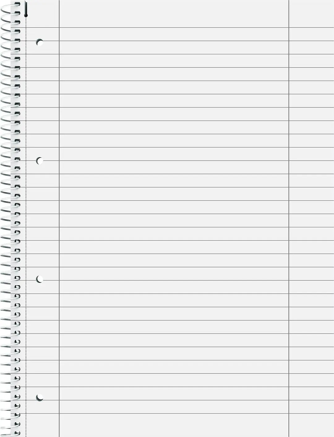 BRUNNEN Brunnen Collegeblock Premium 1067127 A4 liniert mit Rand 80 Blatt