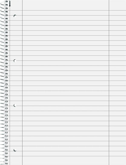 BRUNNEN Brunnen Collegeblock Premium 1067127 A4 liniert mit Rand 80 Blatt