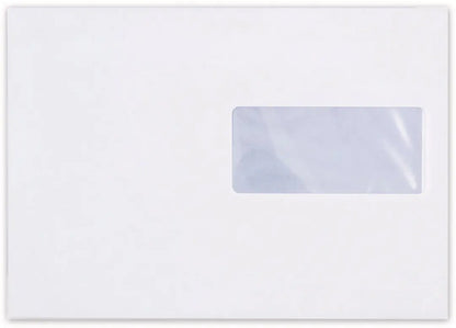 BÜROLINE Couvert m/Fenster rechts C5 103487 100g, weiss 500 Stück
