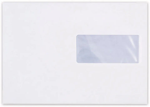 BÜROLINE Couvert m/Fenster rechts C5 103487 100g, weiss 500 Stück