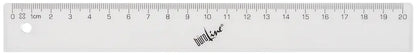 BÜROLINE Massstab 20cm 303401 unzerbrechlich transparent