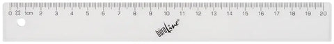 BÜROLINE Massstab 20cm 303401 unzerbrechlich transparent