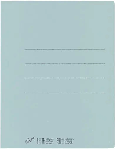 BÜROLINE Einlagemappe Recycling A4 603442 blau 240g/m2 100 Stück