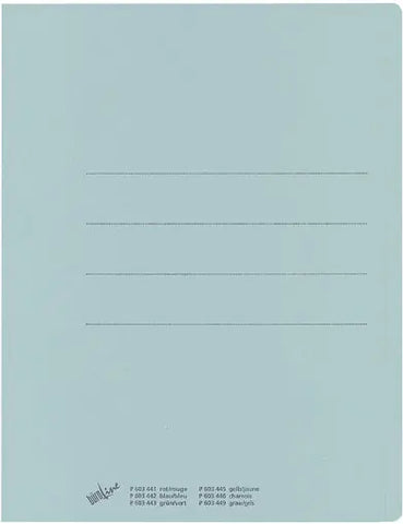 BÜROLINE Einlagemappe Recycling A4 603442 blau 240g/m2 100 Stück
