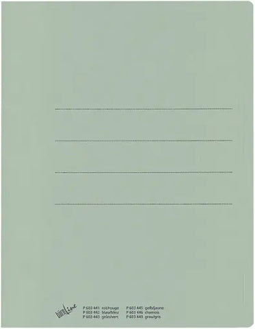 BÜROLINE Einlagemappe Recycling A4 603443 grün 240g/m2 100 Stück