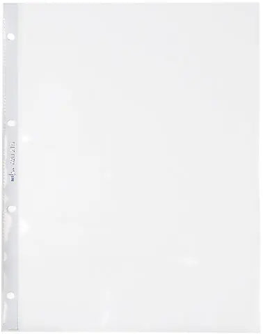 BÜROLINE Zeigetaschen PVC 140my A4 620210 transparent glatt 100 Stück