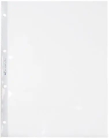 BÜROLINE Zeigetaschen PVC 140 my A4 620215 transparent, glatt 100 Stück