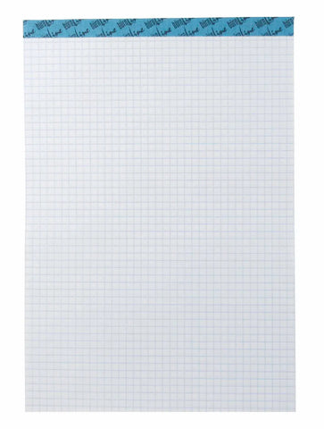 BÜROLINE Büroblock weiss A7 725270 kariert, 70g, 4mm 100 Blatt