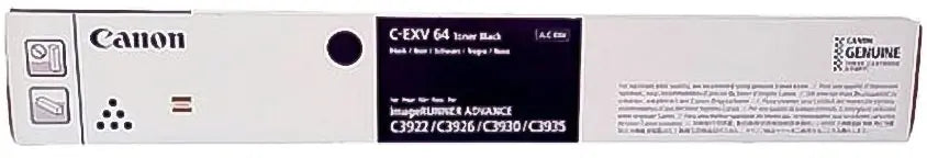 CANON Toner schwarz C-EXV64BK IR-ADV DX C3900 38'000 Seiten