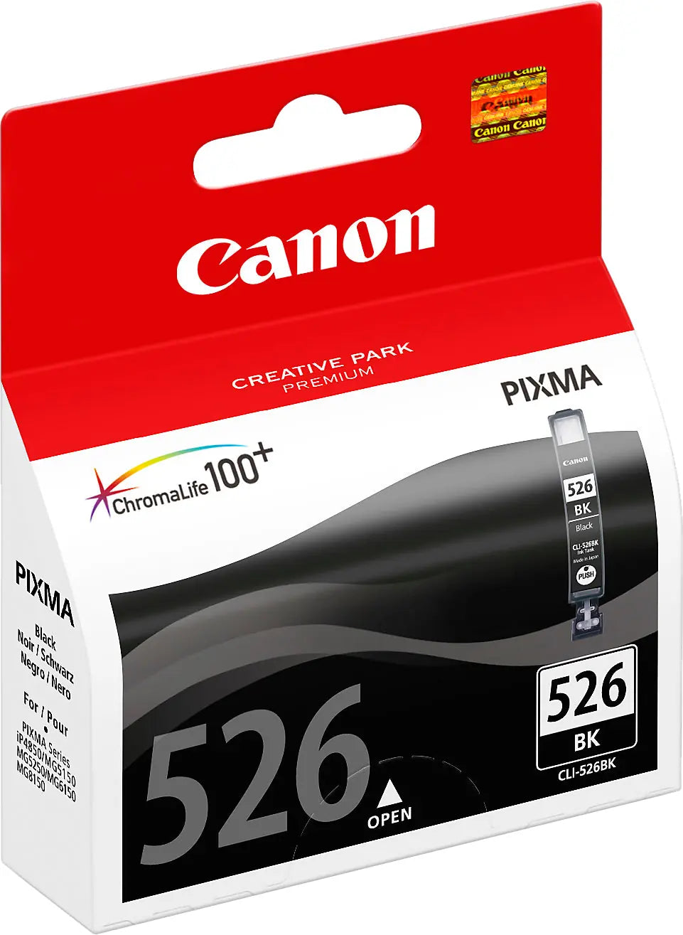 CANON Tintenpatrone schwarz CLI-526BK PIXMA iP 4850 9ml
