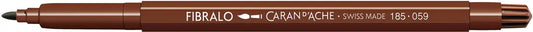 CARAN D'ACHE Fasermalstift Fibralo 185.059 braun