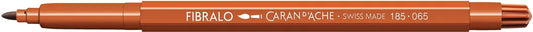 CARAN D'ACHE Fasermalstift Fibralo 185.065 rotbraun