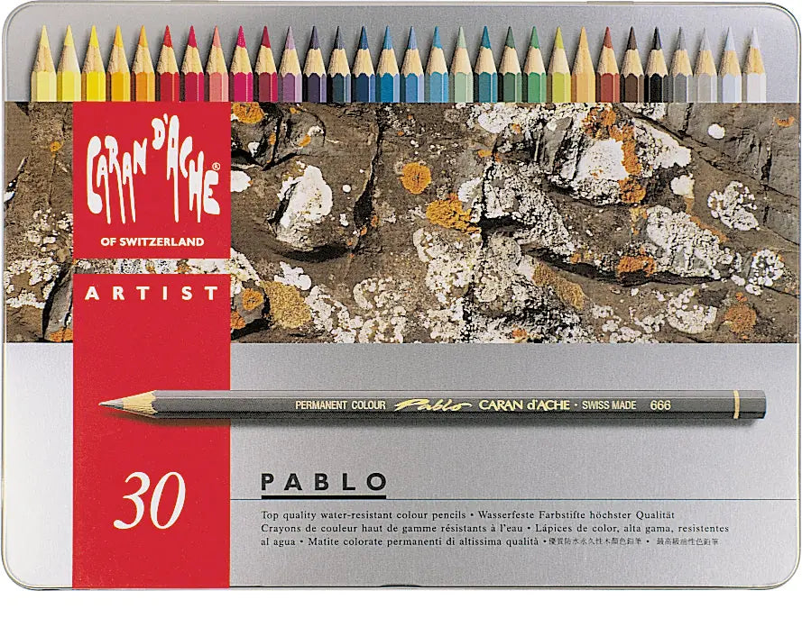 CARAN D'ACHE Farbstifte Pablo 666.330 30 Farben
