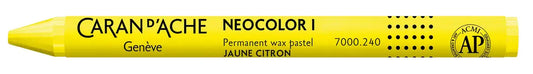 CARAN D'ACHE Wachsmalkreide Neocolor 1 7000.240 zitronengelb