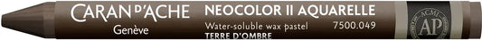 CARAN D'ACHE Wachsmalkreide Neocolor II 7500.049 umbrabraun